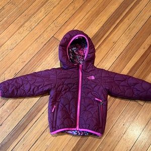 North Face reversible lightweight puffer jacket
